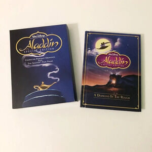 Disney Aladdin Special Edition 7 Character Portrait  Drawings and Book